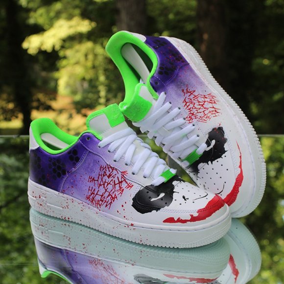 Nike Air Force 1 Low Joker Custom Men’s Size 8.5 - Picture 3 of 16